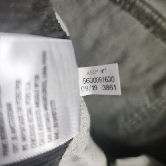 American Eagle Pants Women's 4 Regular Super Stretch Corduroy Camo Straight Leg - Picture 9 of 12